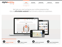 Tablet Screenshot of dmarketingroup.com